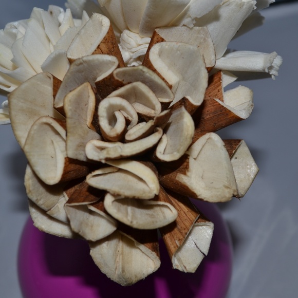 Handmade Wood Flower Arrangement - Picture 6 of 8